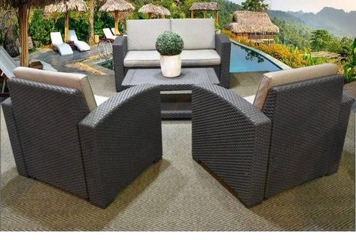 Capri 4 Piece Outdoor Lounge
